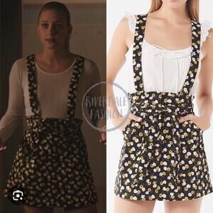 Urban Outfitters Ireley Corduroy Skirtall Overall Dress,As Seen in Riverdale, XS